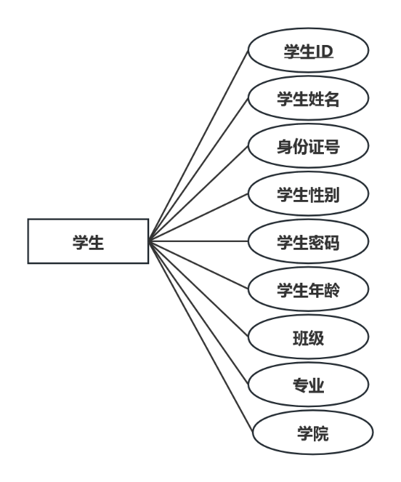 学生实体属性图