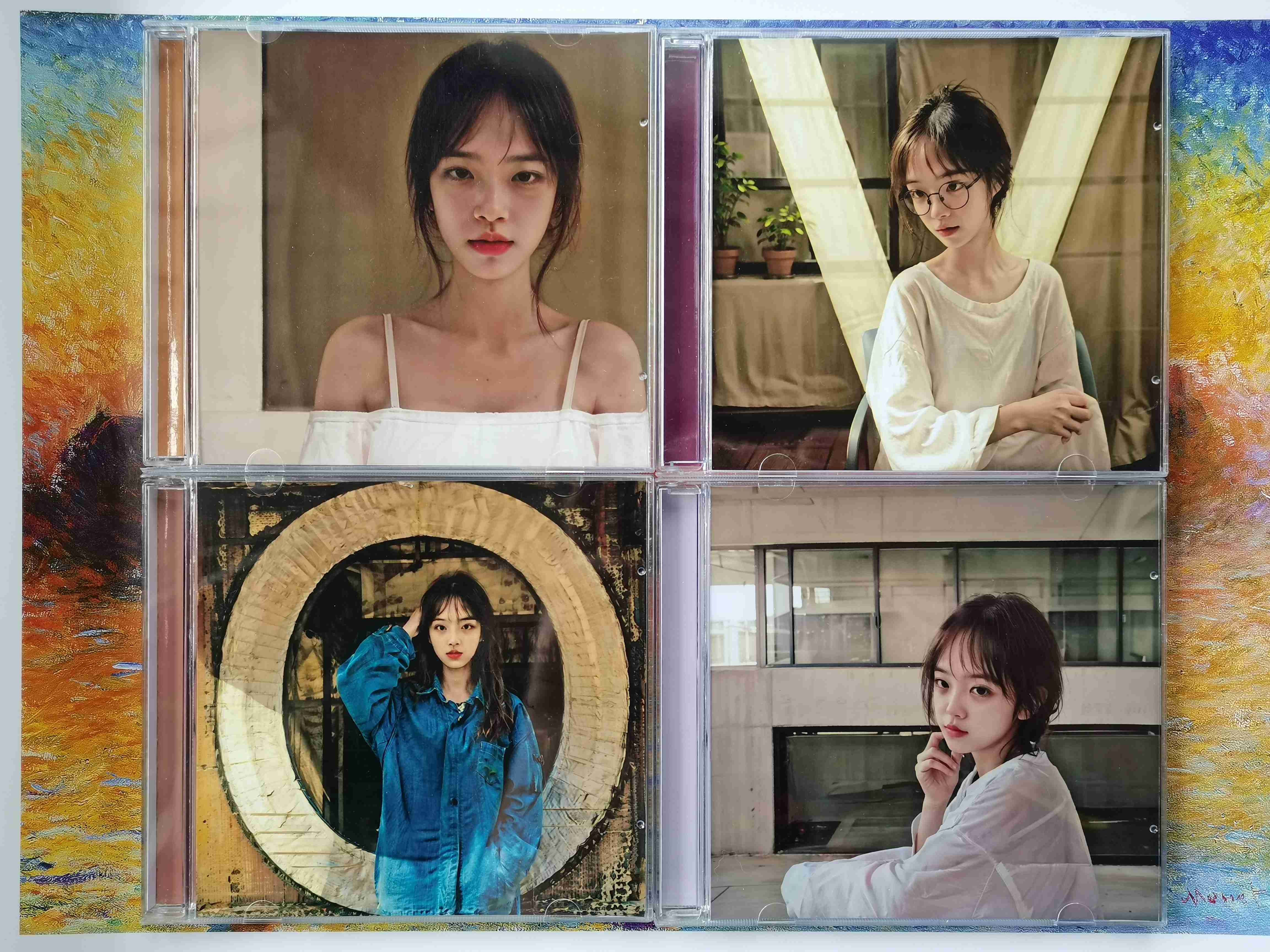 声音克隆与图像生成，AI 驱动的 CD 专辑定制 - 专辑成品封面